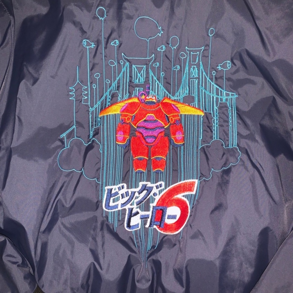 Women’s hot topic Disney baymax big hero 6 Bomber jacket size medium